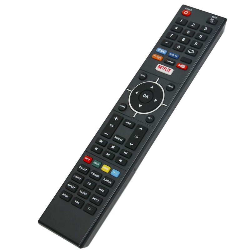 Beyution New 845-058-03B03 Remote Control fit for Element Smart LED TV E2SW3918 E4SFC5017 E4SFT551 E4SJ5516H E4ST4316H ELSFS422 ELSJ5517 ELST3216H ELST4017 ELST4316S with Vudu Pandora YouTube Netflix Keys - Image 3